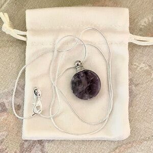 Amethyst Perfume/Oil Necklace 💜